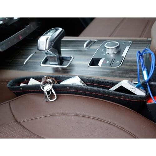 Multi-function car seat quilting storage box car supplies car leather gap storage box storage bag For Haval H9 2015-2019