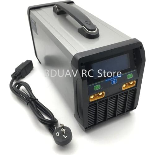 NEW OKCELL Dual 12S 14S Lipo Charger 2400W 25A dual channel agricultural drone uav lithium battery charger