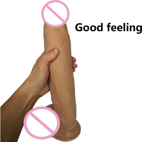 New Skin feeling Realistic Soft Penis Super Huge Big Silicone Dildo With Suction Cup Sex Toys for Woman Female Masturbation Cock