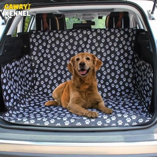 Pet Carriers Dog Car Seat Cover Trunk Mat Cover Protector Carrying For Cats Dogs transportin perro autostoel hond dog car seat