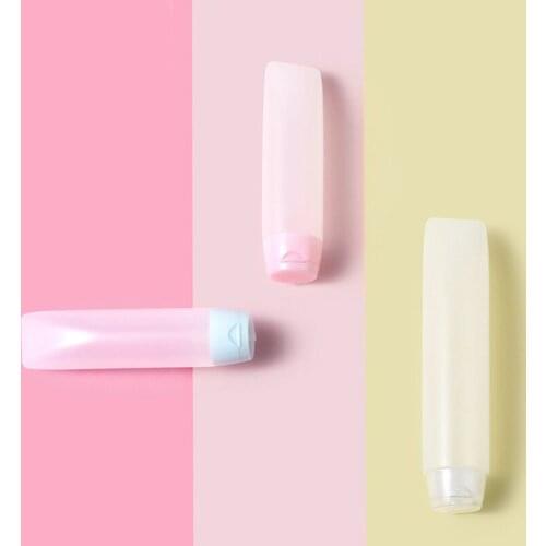 30ML 50ML Plastic Empty Squeeze Bottle Travel Lipstick Tube Refillable Sub-bottling Cosmetic Container