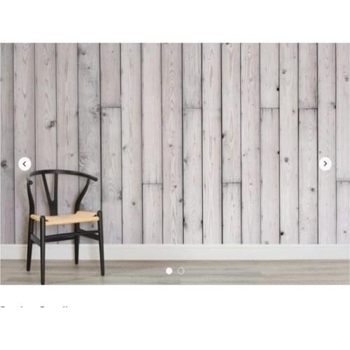 Custom texture wallpaper,retro Silvered Wood Wall Mural for living room cafe bar KTV North background wallpaper decoration