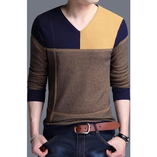Casual Pull Homme Mens Pullover Sweaters male clothes fashion