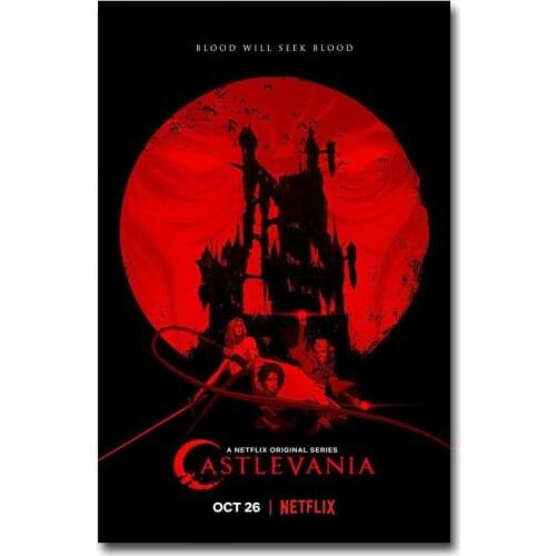 J075 Castlevania Season 2 Silk Art Poster Wall Sticker Decoration Gift