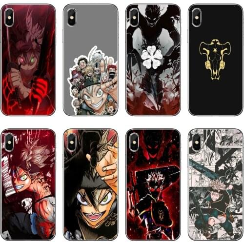 Silicone Phone Case Black Clover Anime For Huawei P40 P30 P20 Pro P10 P9 Lite Y5 Y6 Y7 Y9 P Smart Plus 2018 2019