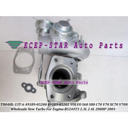 TD04HL-13T-6 49189-05200 49189-05210 49189-05211 8602396 8602395 8601691 8601692 Turbo For VOLVO S60 S80 C70 V70 XC70 B5244 2.4L