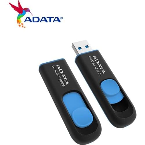 ADATA UV128 USB 3.2 Flash Drive 16GB 32GB 64GB 128GB Pen Drive Flash Memory Stick USB Stick Key Mini Pendrive U Disk