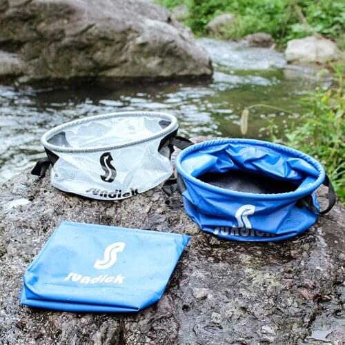 10L Collapsible Bucket Portable Folding Car Washing Outdoor Camping Fishing Travel Home Kitchen PVC Polyester Storage Bucket