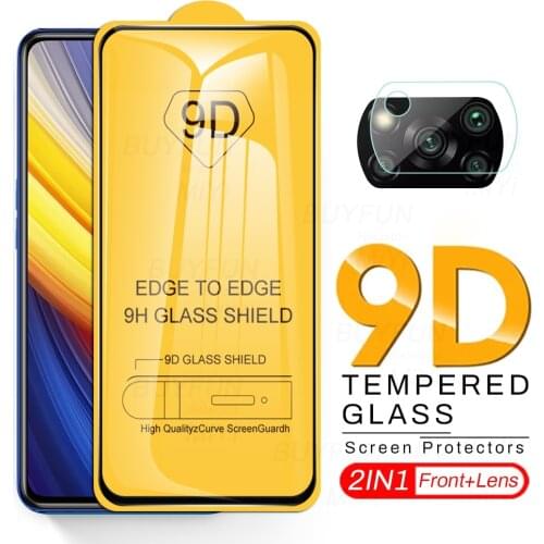 Camera Lens Protector Cover For Little Poko Pocco Poco X3 X 3 NFC M3 M 3 Pro 5G Glass 9D Full Glue Tempered Glass Toughened Film