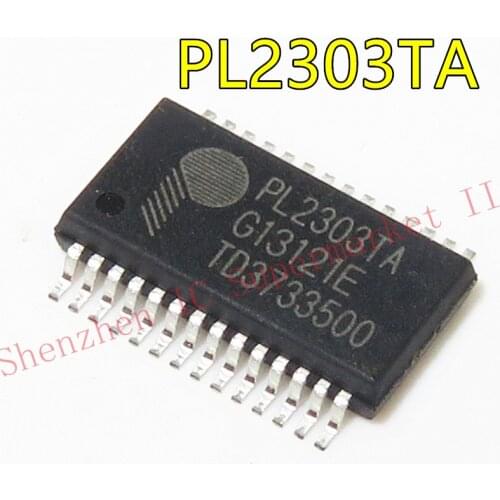 1pcs/lot PL2303 PL-2303TA SSOP-28 SOP Full Compliant with USB Specification v2.0 (Full-Speed)