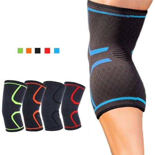 1 pc Sports elastic knee pads Nylon sports Fitness Kneepad protective equipment Patella Brace support run basketball volleyball