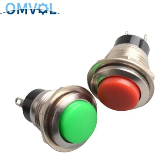 2pcs DS-318 12MM Momentary Reset Switch/Push Button Switch Without Lock