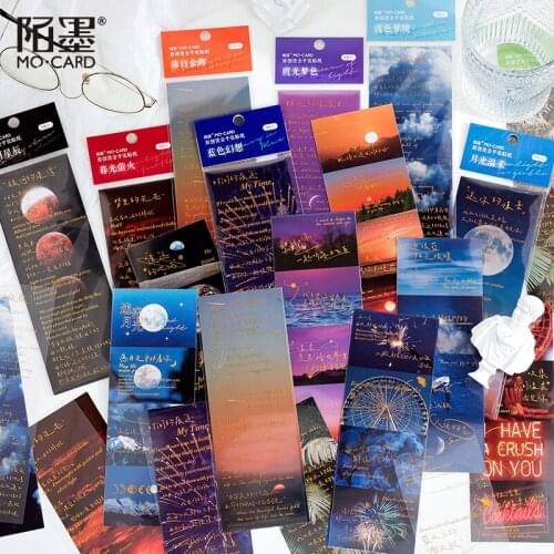 20sets/1lot kawaii Stationery Sticker Silent Dreamland Series Diary Planner junk journal Decorative Scrapbooking DIY