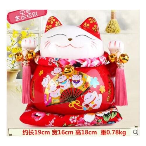 A Lucky Cat Japan genuine crafts home decoration accessories decor wedding rabbit small butterfly ceramic ornaments ceramic