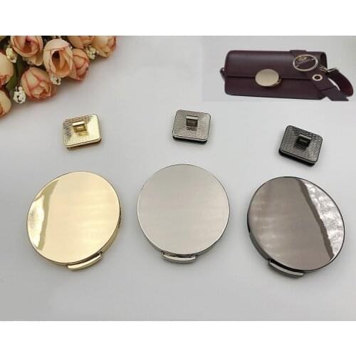 Bags accessories high quality Round lock 5cm diameter PressLocks Press Locks