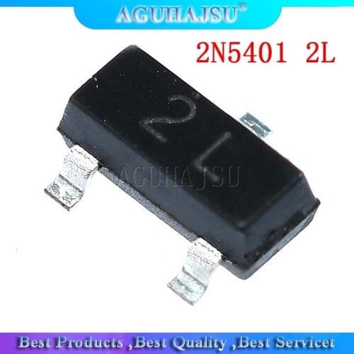 100PCS 2N5401 2L MMBT5401 2L SOT23-3 SOT23 Bipolar Transistors - BJT PNP Transistor New original