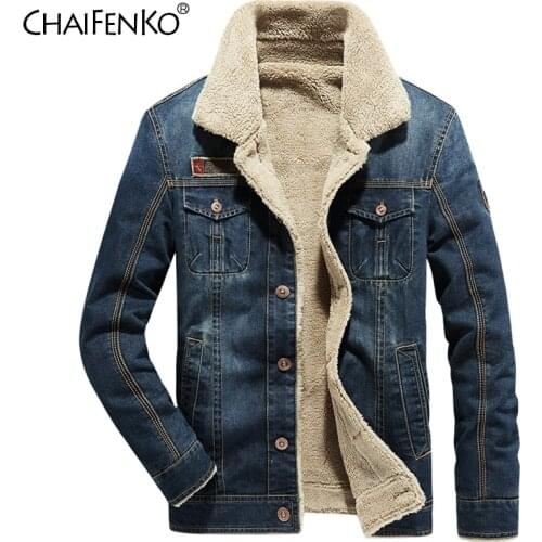 CHAIFENKO Mens Denim Jackets