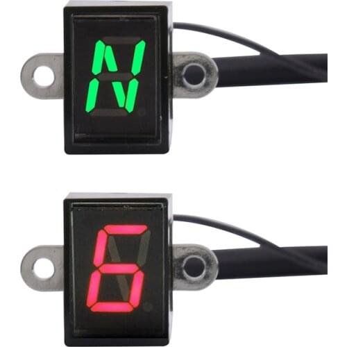 SPELAB 5 Speed 6 Speed Motorcycle Digital Display Motorcycle 1-6 Level Ecu Plug Mount Speed Gear Display Indicator Waterproof