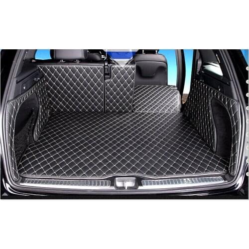 Special Car Trunk Mats Wholy Surrounded for Mercedes GLC 300 2016 Waterproof Durable Boot Carpets for Benz GLC300 2015