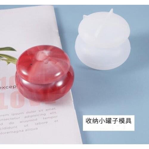 New Transparent Silicone Mould Resin Decorative Craft DIY Storage tank Mold epoxy resin molds for jewelry