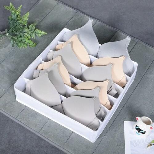 Closet Organizer For Underwear Socks Home Cabinet Divider Storage Box Scarf Bra Storage Foldable Drawer Organizer Box