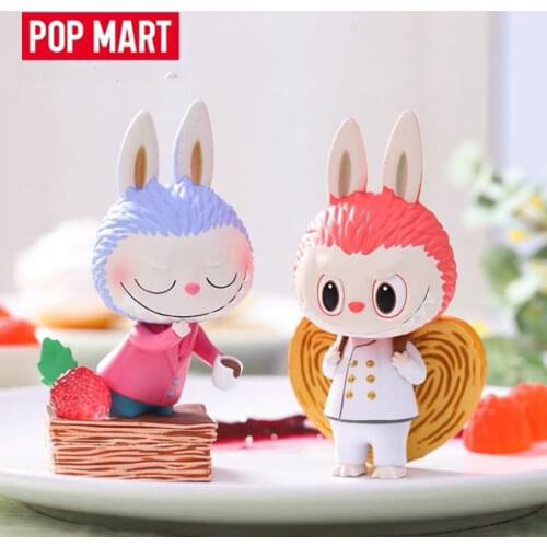 Original POP MART LABUBU Elf Dessert Series Blind Box Toys Doll Confirmation Cute Anime Figure Gift Free Shipping
