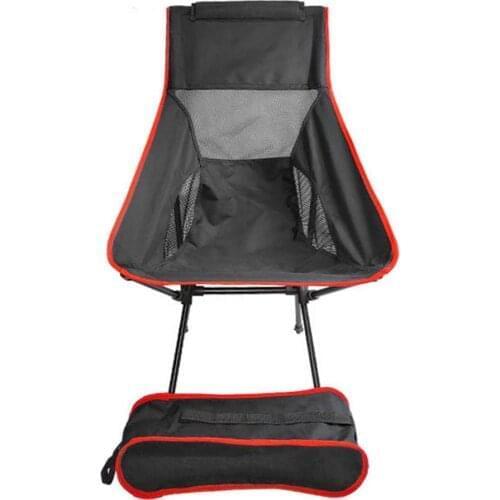 Outdoor Camping Chair Oxford Cloth Folding Chair Portable Heavy Duty Leisure Seat Travel Beach Fishing Ultralight Folding Chairs