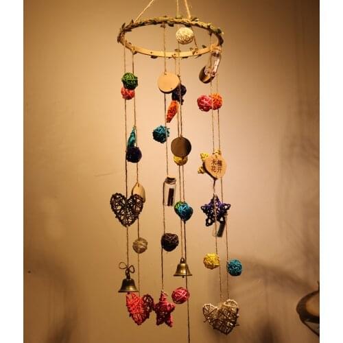DIY Manual Bells Hanging Material Package Kindergarten Manual Work DIY Craft Bells Package Wind Chimes Murals Hanging Decoration