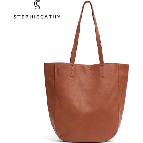 SC Luxury Genuine Leather Women Shoulder Bag Top-handle Tote Italian Leather Handbags Female Daily Large Laptop Bag Shopping Bag