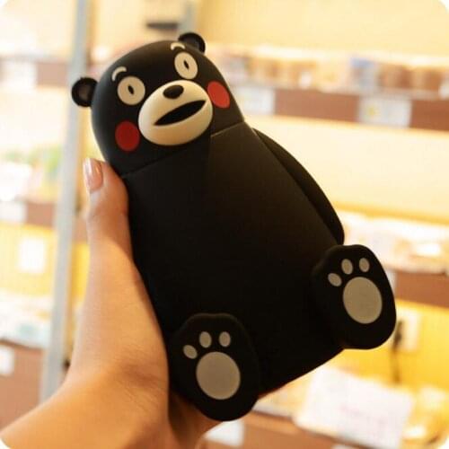 Cute Mini Thermos Cup Kumamoto Bear Lovely Stainless Steel Mug Travel Vacuum Flask Cup 280ml Christmas Gift for Kids