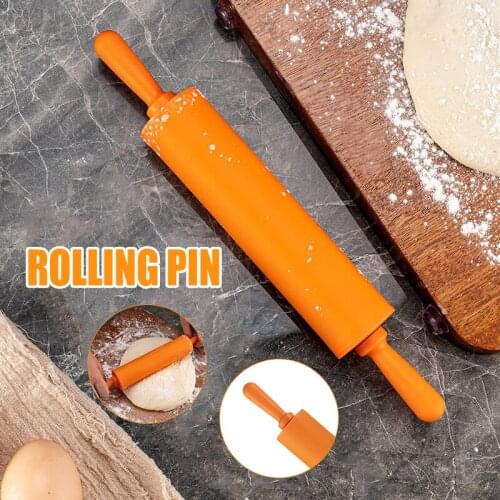 Mini Silicone Rolling Pin Non Stick Surface With Handle 1.6x11.8inch Rolling Pin Kitchen Accessories Drop Shipping