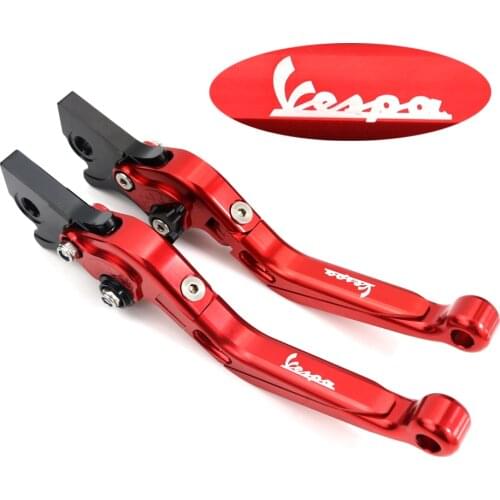For Piaggio All Vespa Model GT125 200 Vespa Sprint 125 Vespa Primavera 150 CNC Clutch Brake Lever Foldable Extendable Adjustable