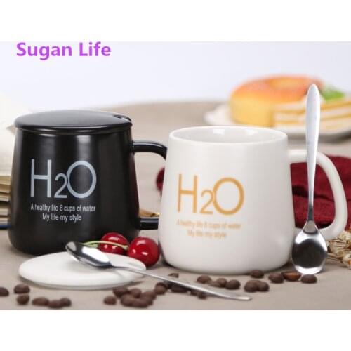 SUGAN LIFE Mugs With A Spoon
