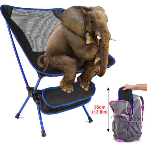 Ultralight Outdoor Folding Chair Superhard High Load Portable Picnic Chair Beach Hiking BBQ Camping Seat Fishing Tools Chair