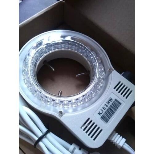 56pcs LED Lamp Beads Adjuatable Stereo Microscope Illuminated Ring Bulb Lamp 4.5W Allowed AC90-264V with Inner Diameter 63mm