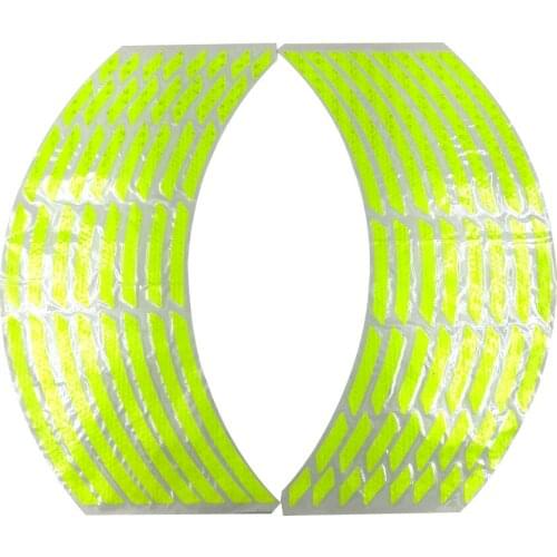 17"-19" Diamond Reflective Strip Tape Personality Reflective Waterproof Stickers Durable Wheel Tire Decal Decoration Stickers