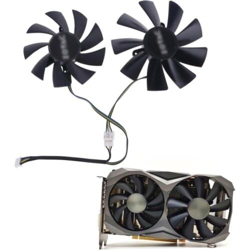 87mm GA92S2H 100mm GAA8S2H GAA8S2U 4Pin Cooler Fan for ZOTAC GTX 1060 1070 1080 Ti MINI HA Dual Graphic Card Cooling Fan