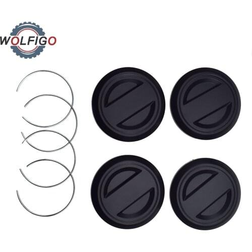 WOLFIGO 4pcs Wheel Tire Rim Hub Cap Cover for Polaris RZR 4 XP 1000 XP1K XP4 2017-2021 1522872-655