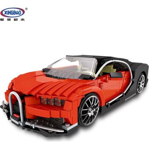 XINGBAO 03009 859PCS Creative MOC Car Bricks Series The Gallon Supercar Set Building Blocks Bricks Educational Toys Kids Gift