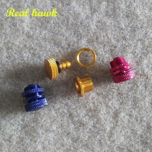 2pcs 3 Color Aluminum Fuel Plug Dot Gas Glow Cap RC Nitro Powered Airplane Replacement Parts