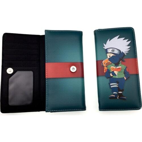 5Kinds Ninja Akatsuki Gaara Kakashi PU Wallet Money Bag Purse Kid Gift