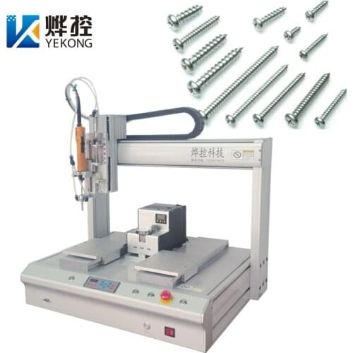 Automatic M1-M6 Electric Precision Double Tables Screwdriver Machine 4 AXIS Screw Tightening Machine