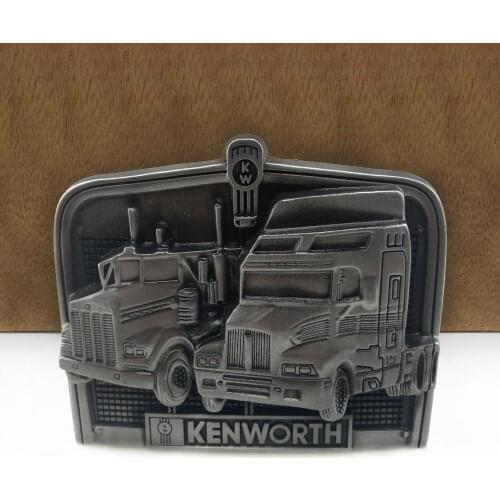 BuckleClub wholesale zinc alloy TRUCK belt buckle western cowboy jeans belt buckle FP-03277-1 pewter finish 4cm width loop