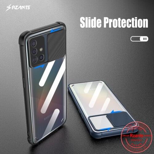 Rzants For Samsung Galaxy A51 A52 Galaxy A71 A72 A32 4G 5G Case Lens Protection Slim Crystal Clear Cover Double Soft Casing