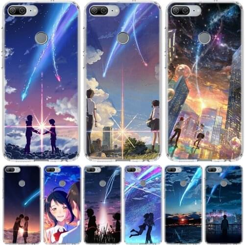 Kimi no nawa Animation anime Phone Case for Huawei Honor 10 9 Lite Y9 Y5 Y6 Y7 2019 8X 8A 8S 7A 7X 10i 20i Pro V30 Art Coque Cap
