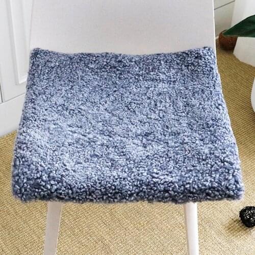 CX-D-172A Winter Warm Real Australia Fur Sofa Floor Car Seat Cushion Real Fur Car Seat Cushion