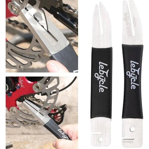 MTB Road Bicycle Disc Brake Truing Wrench Stainless Steel Rotor Truing Fork Spanner Bike Repair Tool Hand Truing Tool