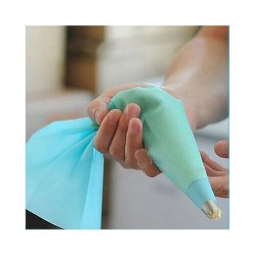 Eco-friendly Silicone Icing Piping Cream Pastry Bag Nozzle Set Cake Decorating Baking Tools