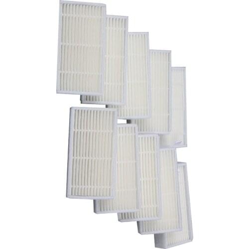 10 pieces/lot Robot Vacuum Cleaner HEPA Filter for Panda x500 Robotic Vacuum Cleaner Parts Filters