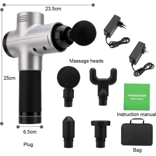 High Power Electric Muscle Massage Gun Fascia Deep Tissue Massager Neck Body Back Relaxation Pain Relief Fitness Relax